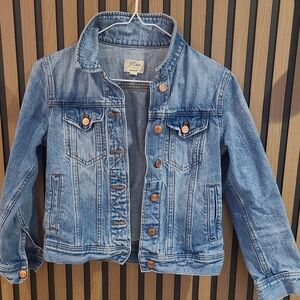 J.Crew Denim Jean Jacket Petite Small